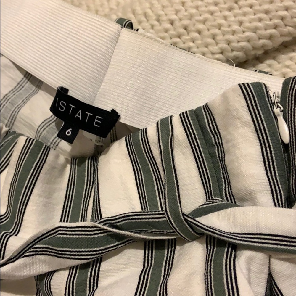 Striped Tie Shorts
